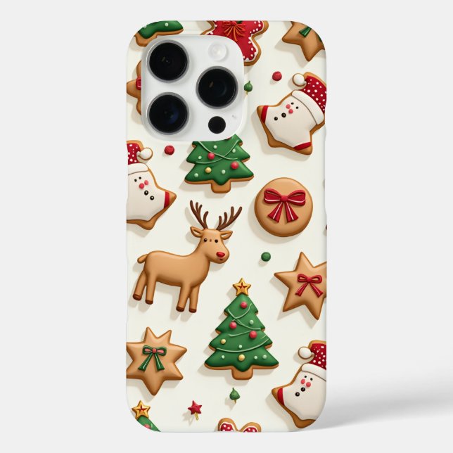 Étui de téléphone de Noël Rudolph Santa Arbre Cook (Verso)