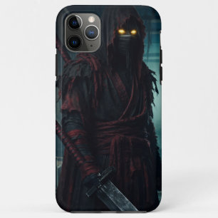 Étui de téléphone de style anime ninja ombre Cyber
