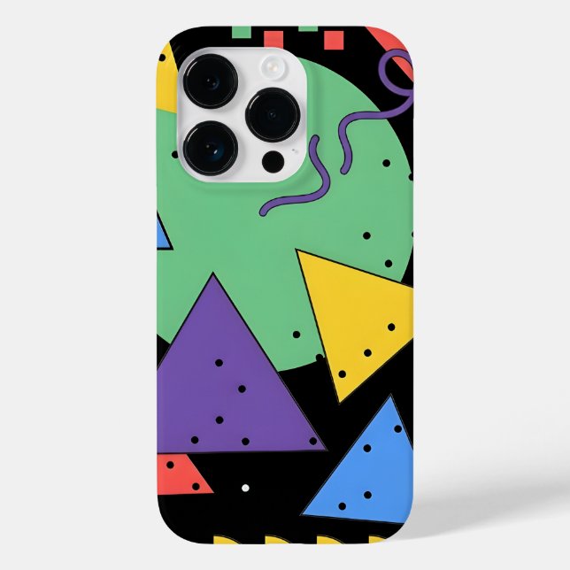 Étui de téléphone de style Memphis Dopamine Décor  (Verso)