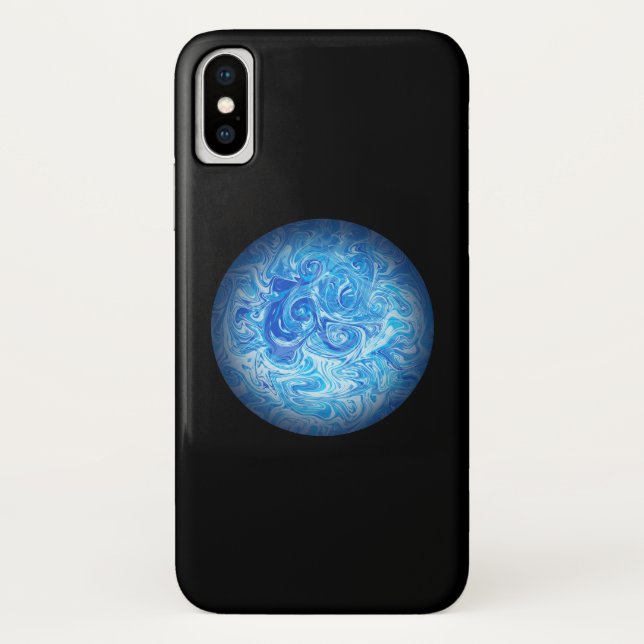 Étui de téléphone en art fluide Calm Tide pour iPh (Dos)