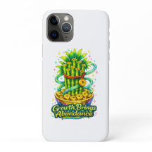 Étui de téléphone en bambou chanceux pour la prosp