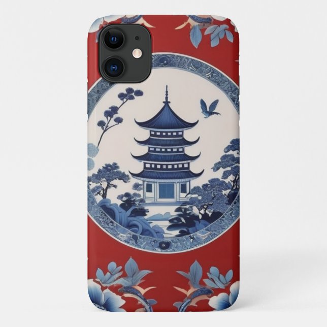 Étui de téléphone en chinoiserie (Dos)