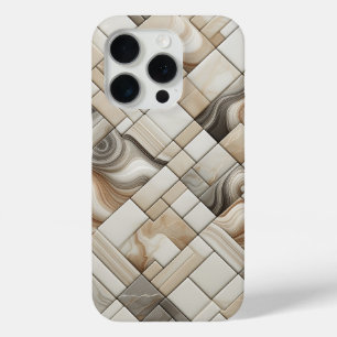 Étui de téléphone en marbre diagonal moderne - Flu