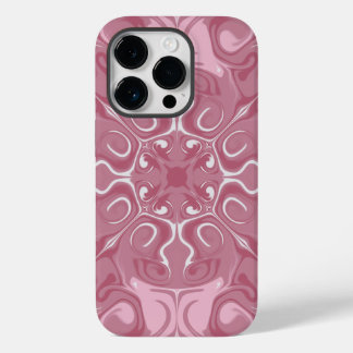 Étui de téléphone en marbre rose dessiné à la main