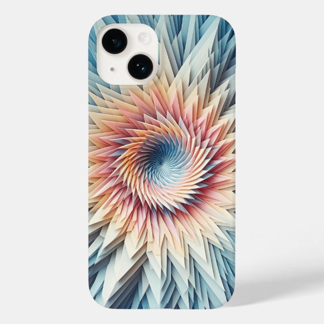 Étui de téléphone en papier moderne 3D stratifié - (Verso)
