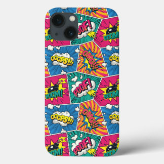Étui de téléphone en pop art de bande dessinée