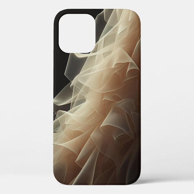 Étui de téléphone en tulle vaporeux et froissé abs (Verso)