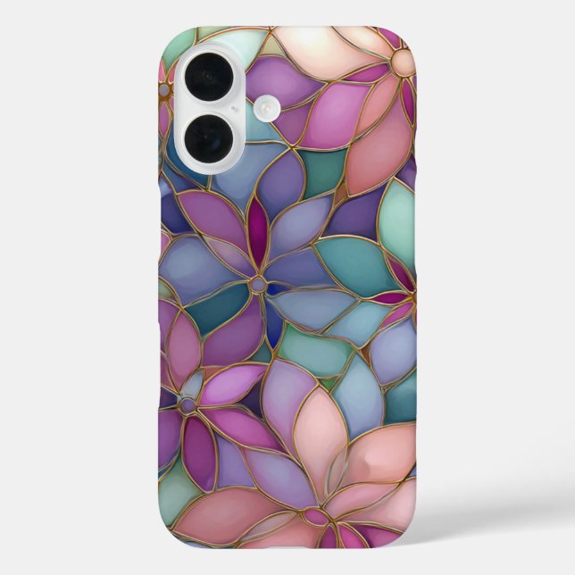 Étui de téléphone en verre teinté à l'esthétique f (Verso)