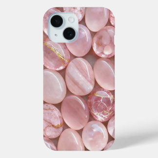 Étui de téléphone esthétique en cristaux de quartz