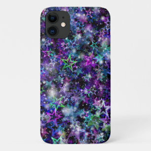 étui de téléphone étoiles arc-en-ciel coloré