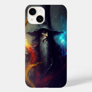 Étui de téléphone Fantasy Dark Wizard Mage Art 2
