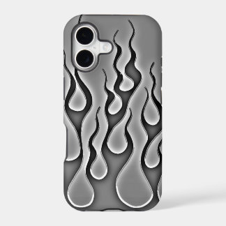 Étui de téléphone Flames Grey Ghost