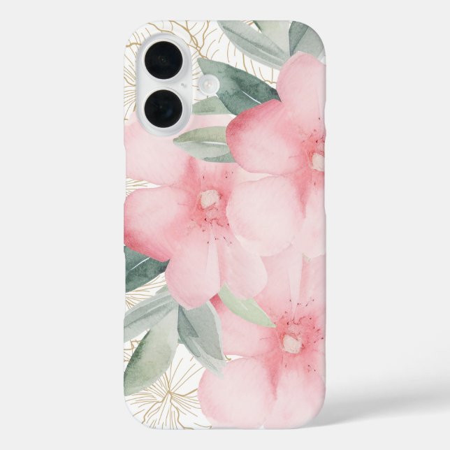 Étui de téléphone Fleur Rougeoyante pour iPhone /  (Verso)
