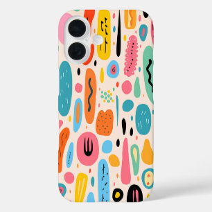 Étui de téléphone funky Vintage Rainbow pour iPhon
