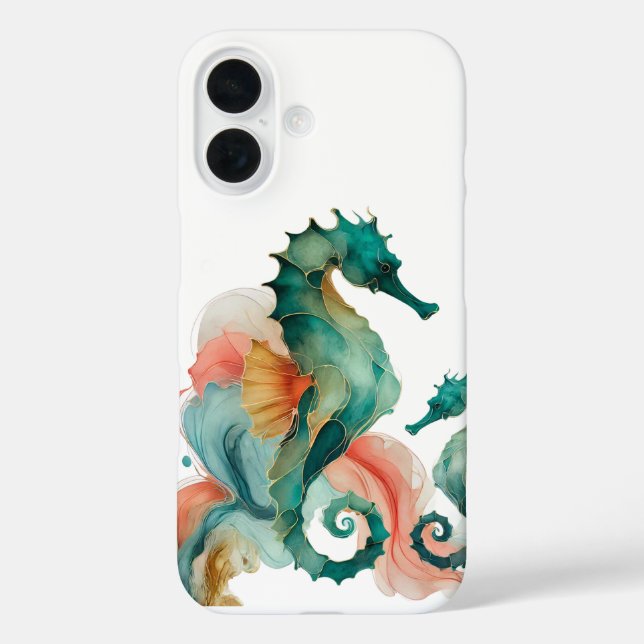 Étui de téléphone hippocampe (Verso)