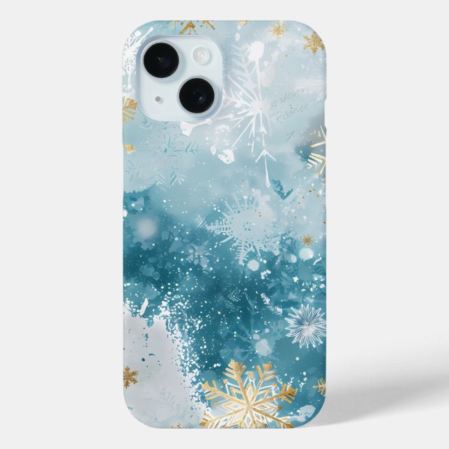 Étui de téléphone Icy Gold Flurry (Verso)