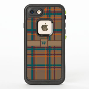Étui de téléphone intelligent Autumn Chic Plaid Li