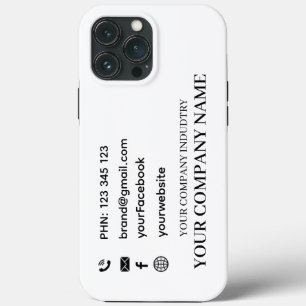 Étui de téléphone iPhone pour carte de visite pers