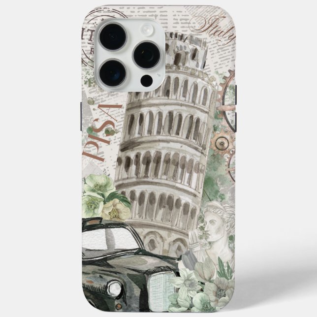 Étui de téléphone Italie vintage (Verso)