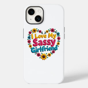 Étui de téléphone J'aime ma copine impertinente