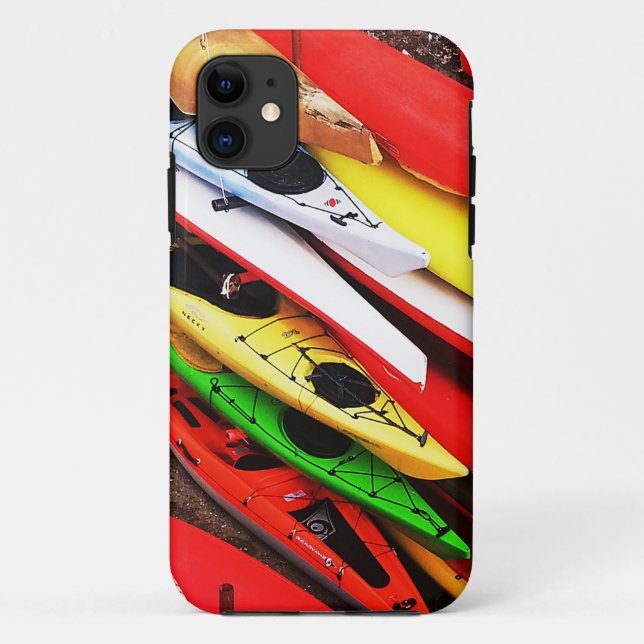 Étui de téléphone Kayak Stack – Vibes de plein air (Dos)