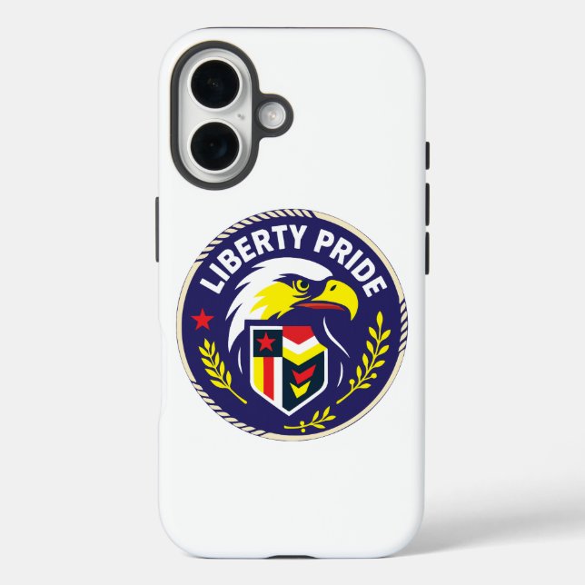Étui de téléphone Liberty Pride Eagle Emblem – Pat (Verso)