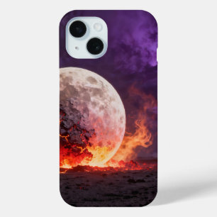 Étui de téléphone Lune de lave