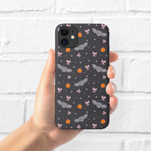 Étui de téléphone motif chauve-souris Halloween no