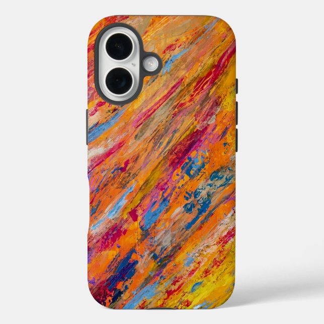 Étui de téléphone - multicolore - à motifs (Verso)