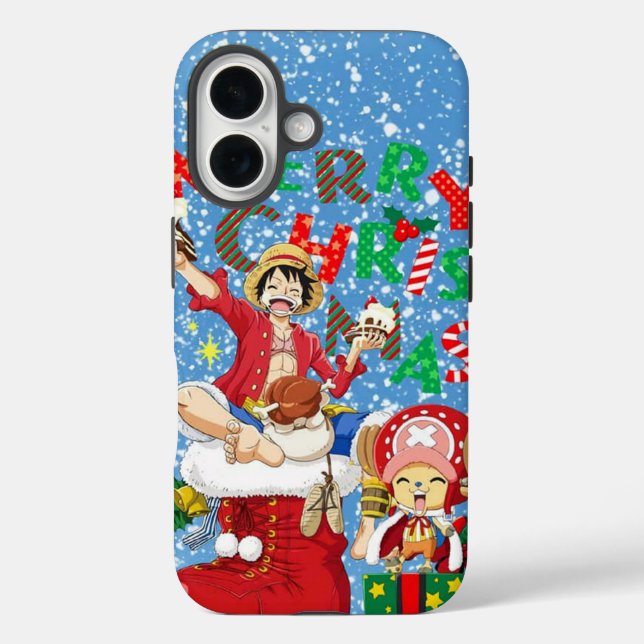 Étui de téléphone One piece Noël (Verso)