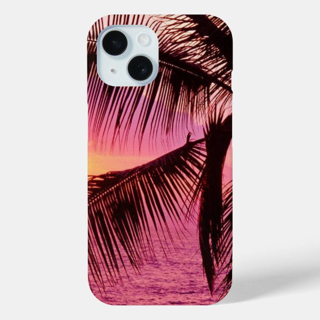 Étui de téléphone palmier (Verso)