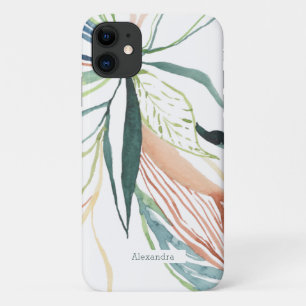 Étui de téléphone personnalisé à motif aquarelle b