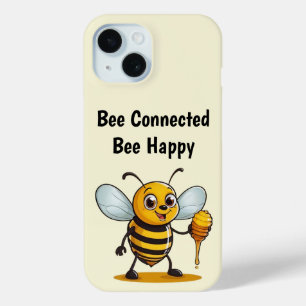 Étui de téléphone personnalisé avec abeille à miel