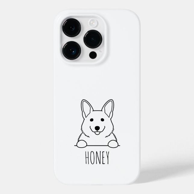 Étui de téléphone personnalisé avec nom mignon Bea (Verso)