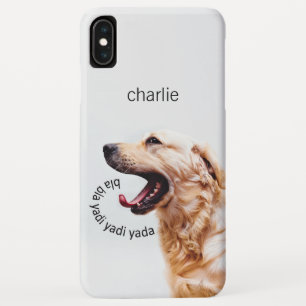 Étui de téléphone personnalisé avec nom pour chien