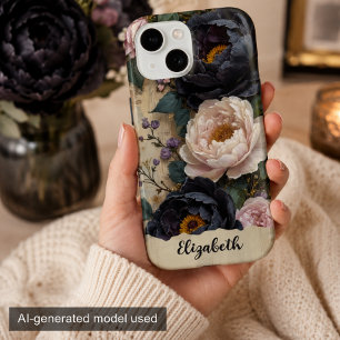 Étui de téléphone personnalisé Fleurs de pivoine v