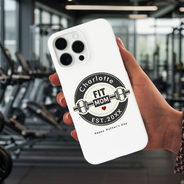 Étui de téléphone personnalisé pour maman en forme (Créateur téléchargé)