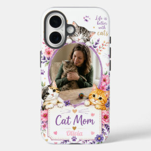 Étui de téléphone photo personnalisé pour maman ch