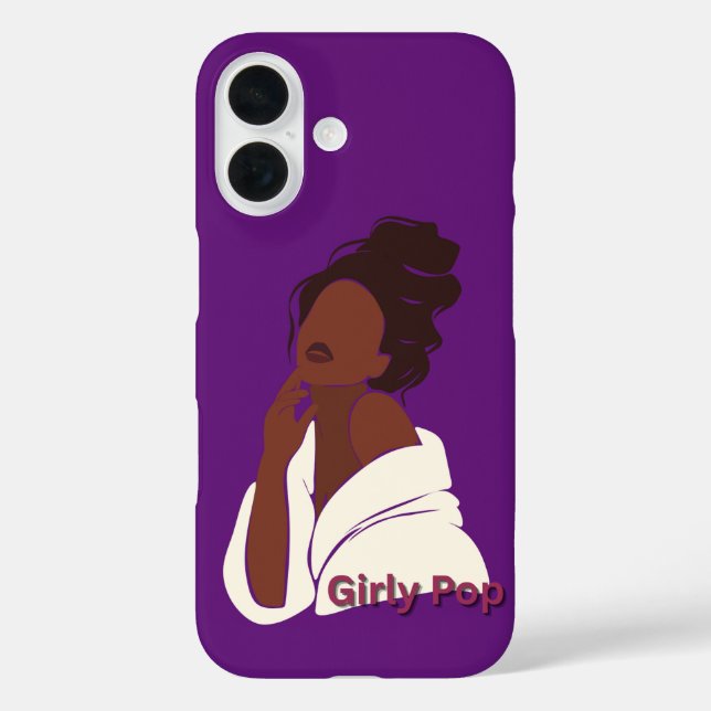 Étui de téléphone pop girly pour iphone 16 (Verso)