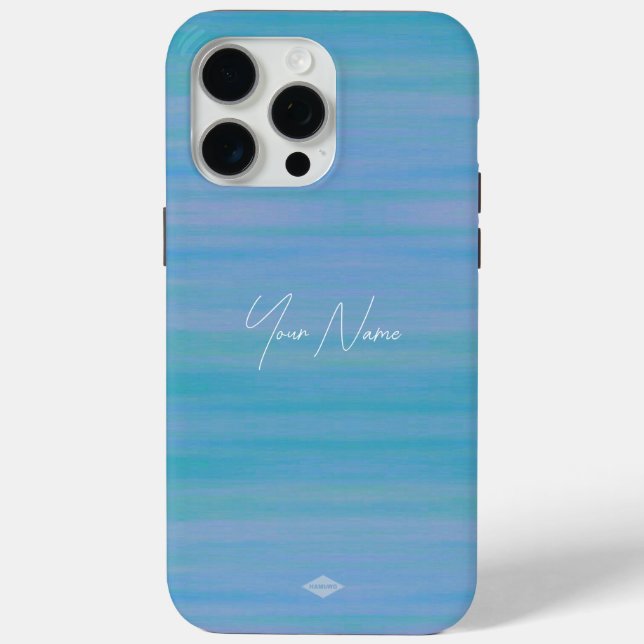 Étui de téléphone portable à l'aspect aquarelle bl (Verso)
