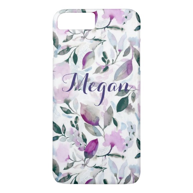 Étui de téléphone portable en lilas doux (Dos)