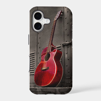 Étui de téléphone portable iPhone 5/5s Guitare rou