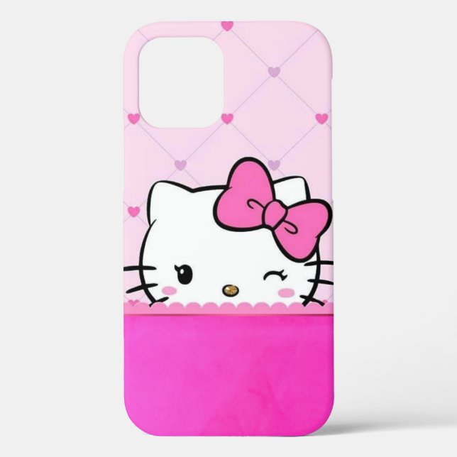 Étui de téléphone portable pour filles avec chaton (Verso)