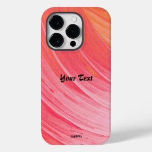 Étui de téléphone portable Tourbillon Rose Saumon 