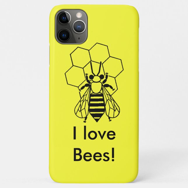 Étui de téléphone - Pour amateur d'abeilles (Dos)