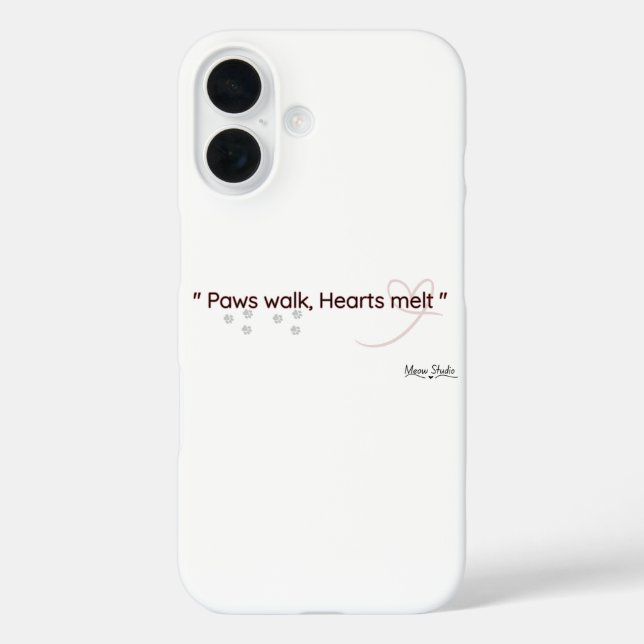Étui de téléphone pour amateur de chats minimalist (Verso)