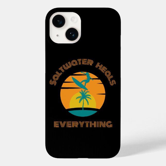 étui de téléphone pour amateur de surf (Verso)