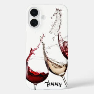 Étui de téléphone pour amateur de vin – Rouge, Bla