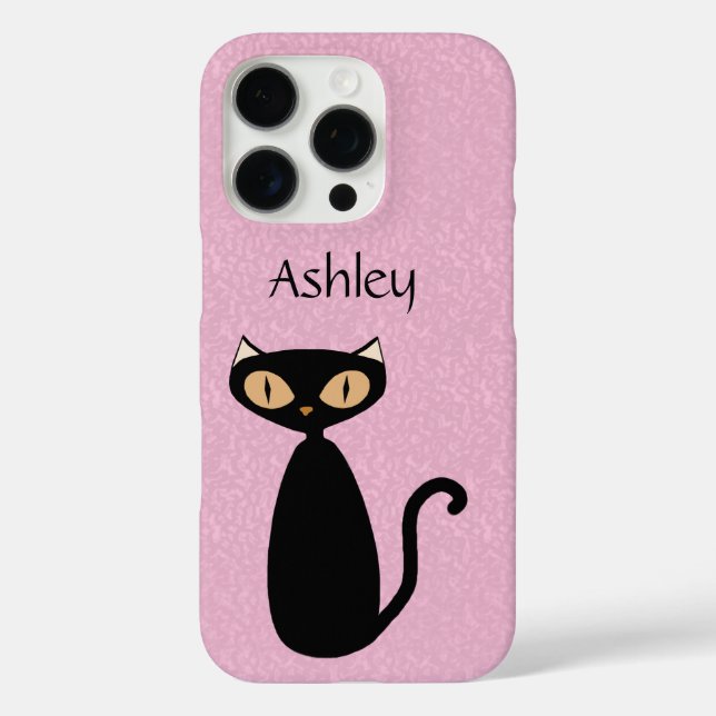 Étui de téléphone pour chat de couleur personnalis (Verso)
