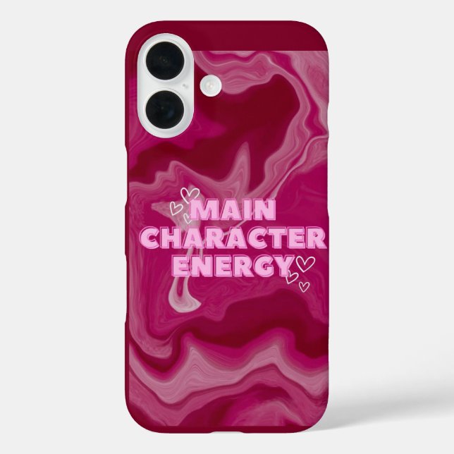 Étui de téléphone pour fille énergique (Verso)